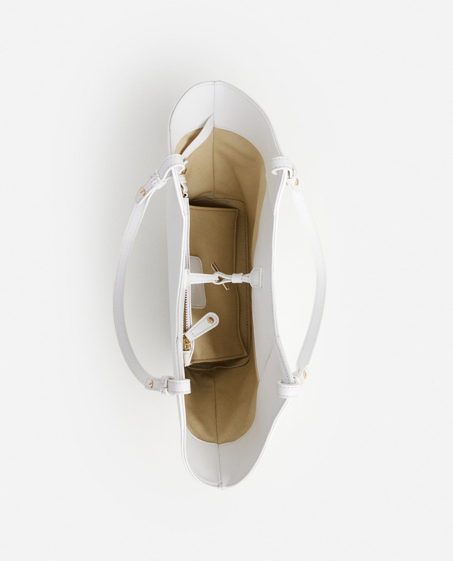 Dilba Mini Tote Bag Leather White