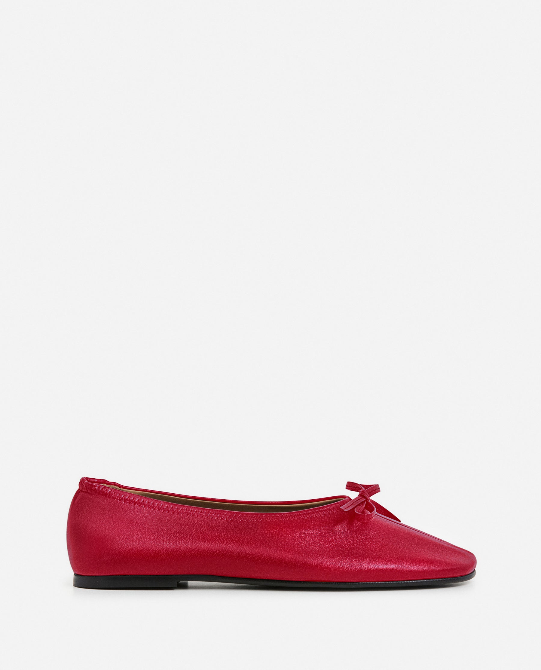 Blaise Leather Cherry Flat – Flattered