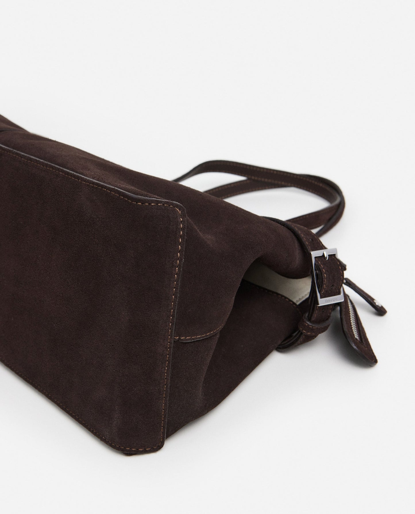 Lisa Bowler Bag Suede Chocolate