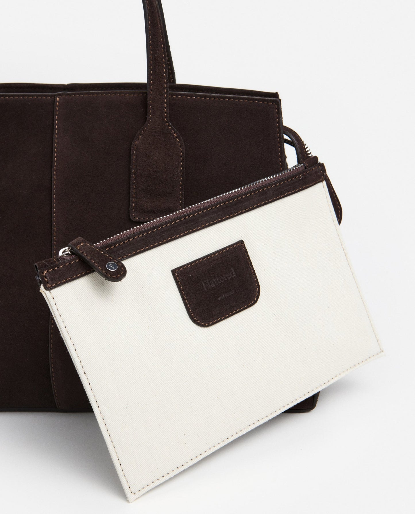 Lisa Bowler Bag Suede Chocolate