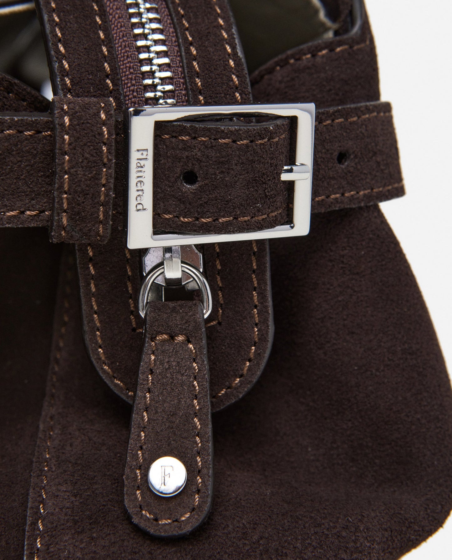 Lisa Bowler Bag Suede Chocolate