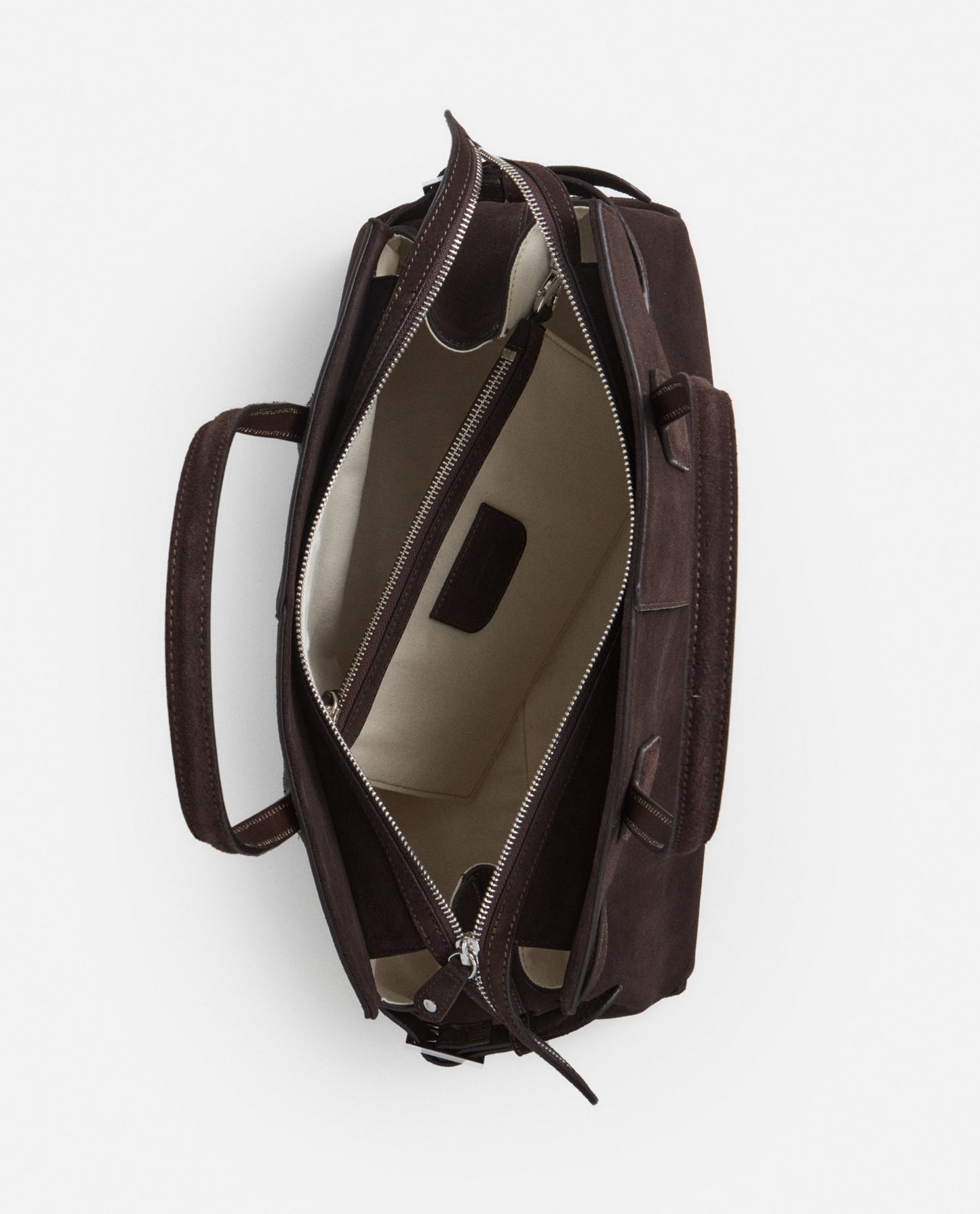 Lisa Bowler Bag Suede Chocolate