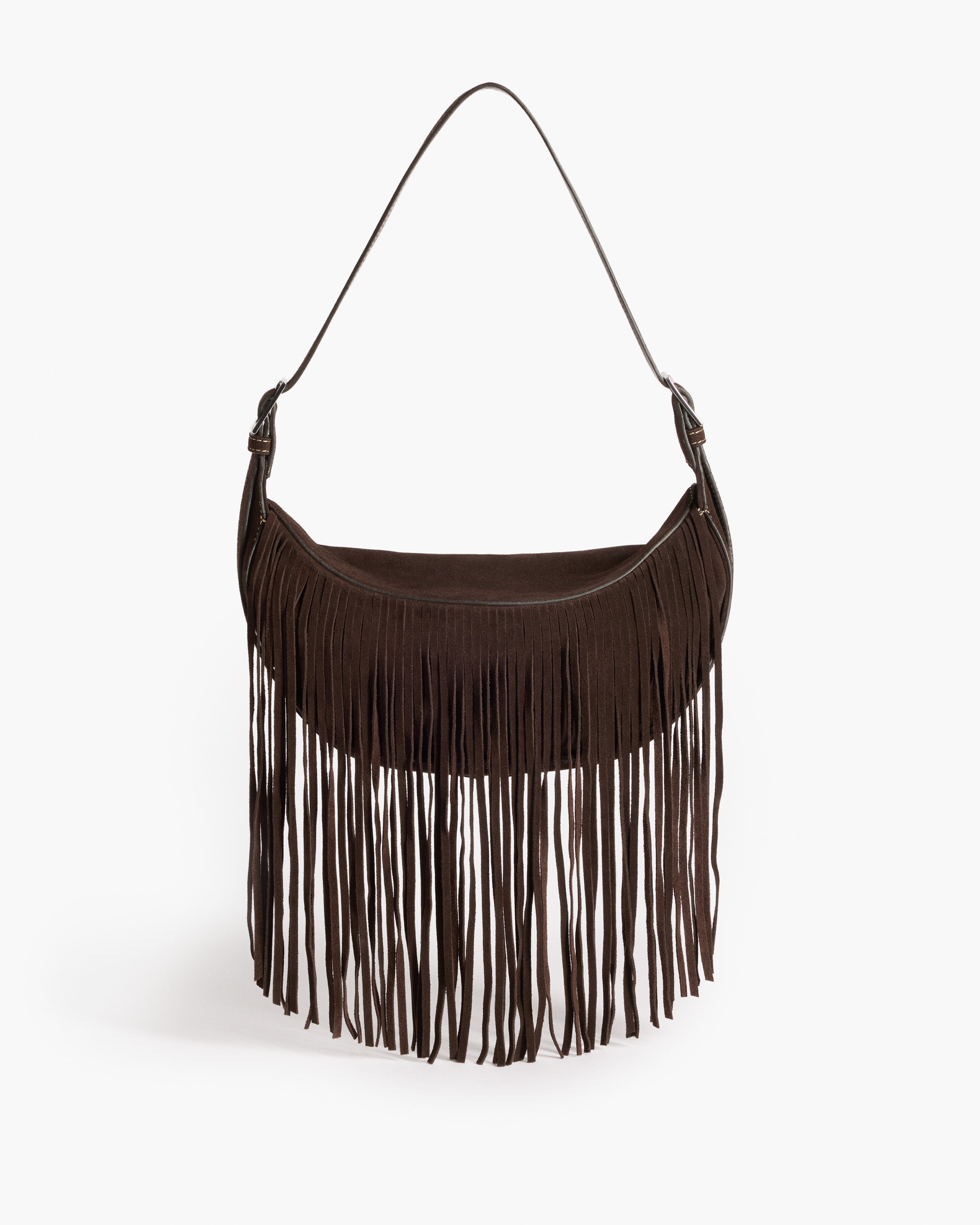 Ivy Cross Shoulder Bag Suede Chocolate Bag – Flattered