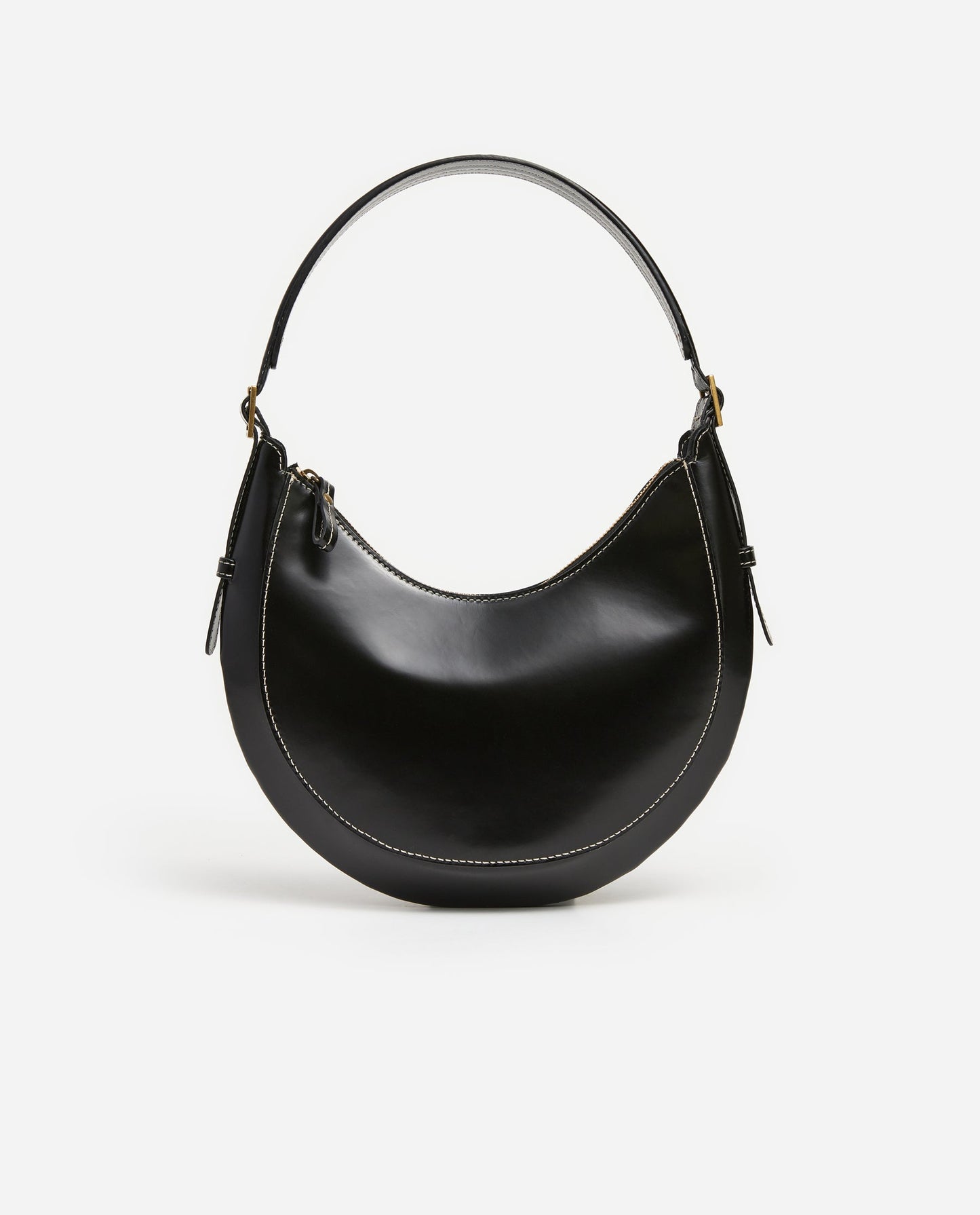 Lunar Shoulder Bag Leather Black