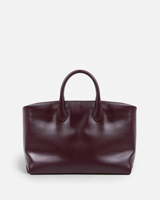 Lola Tote Leather Burgundy