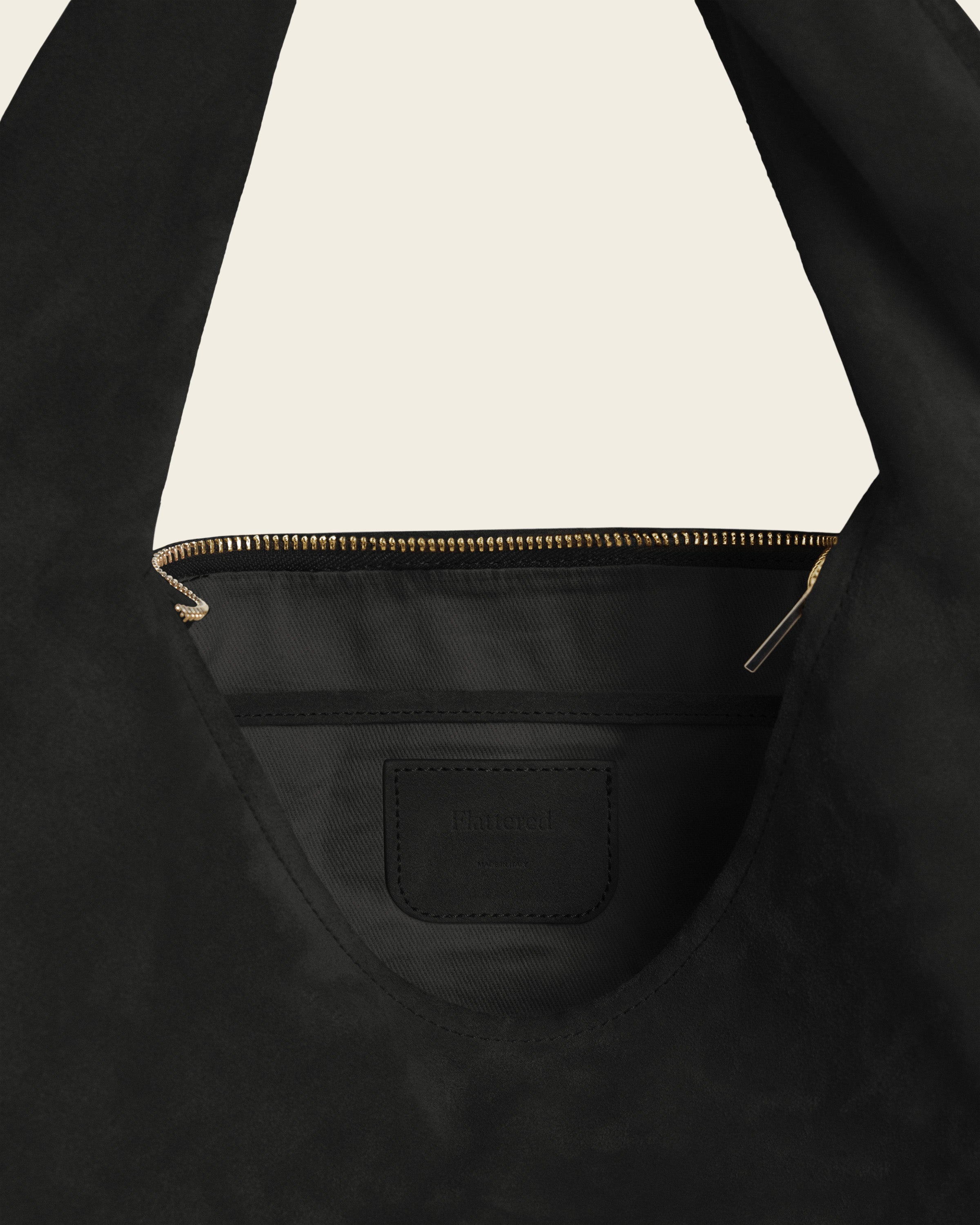 Alva Shoulder Bag Suede Black Bag – Flattered