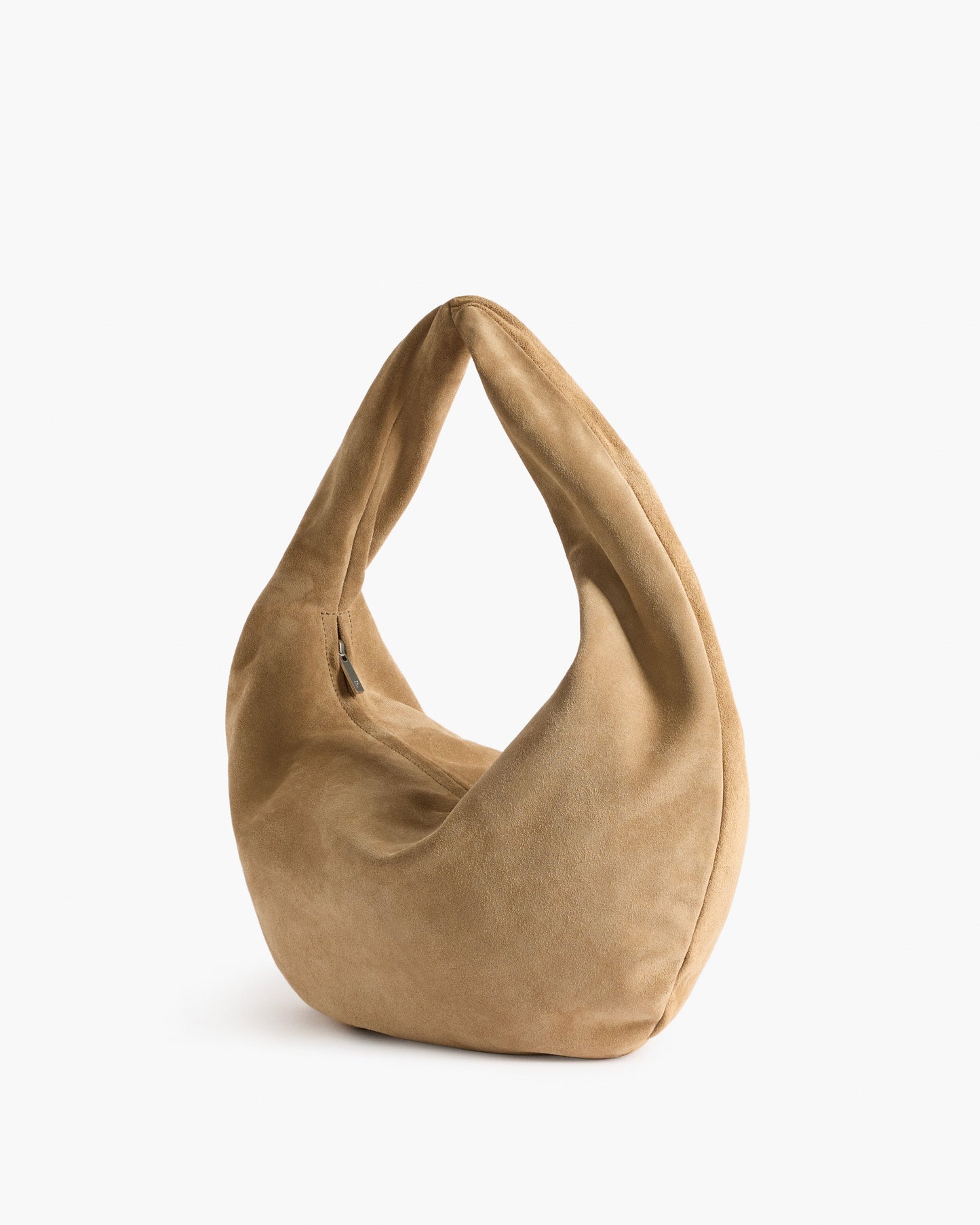 Alva Shoulder Bag Suede Sand