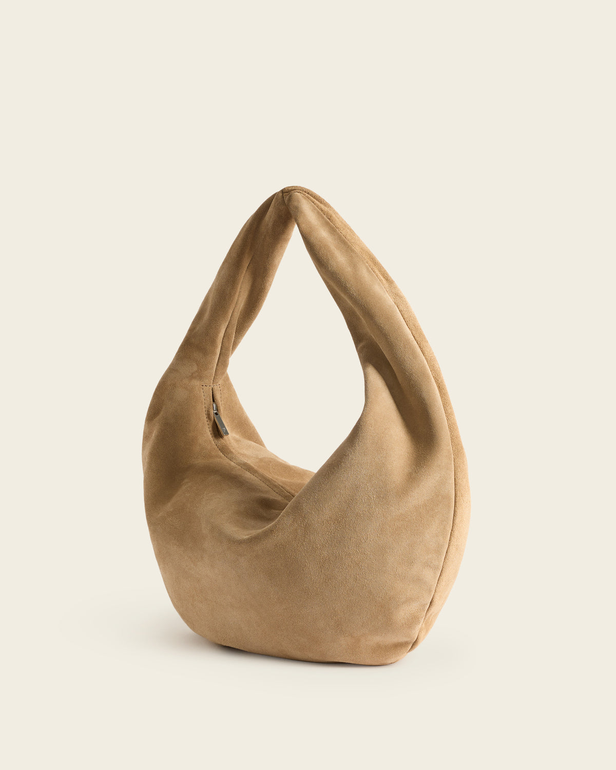 Alva Shoulder Bag Suede Sand