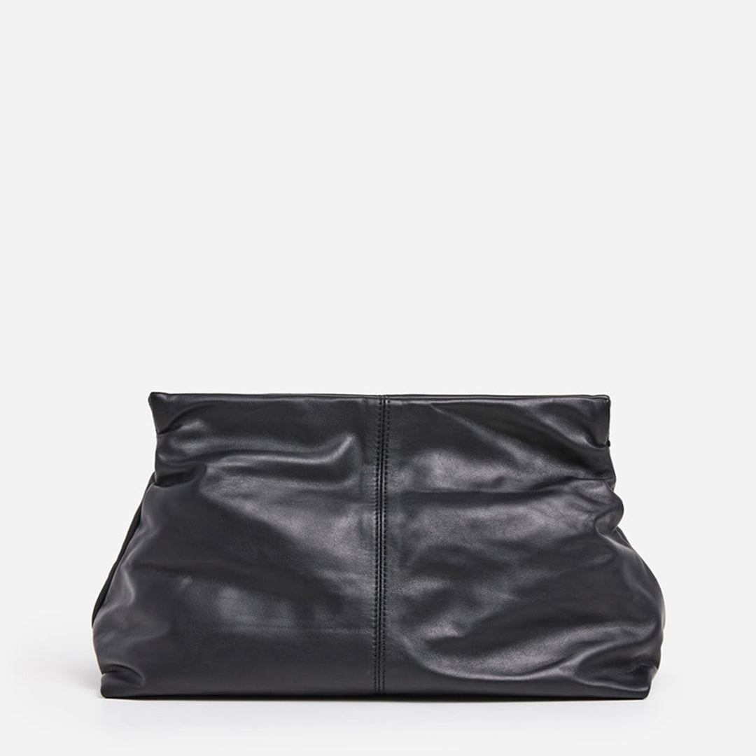 Clay Clutch Leather Black