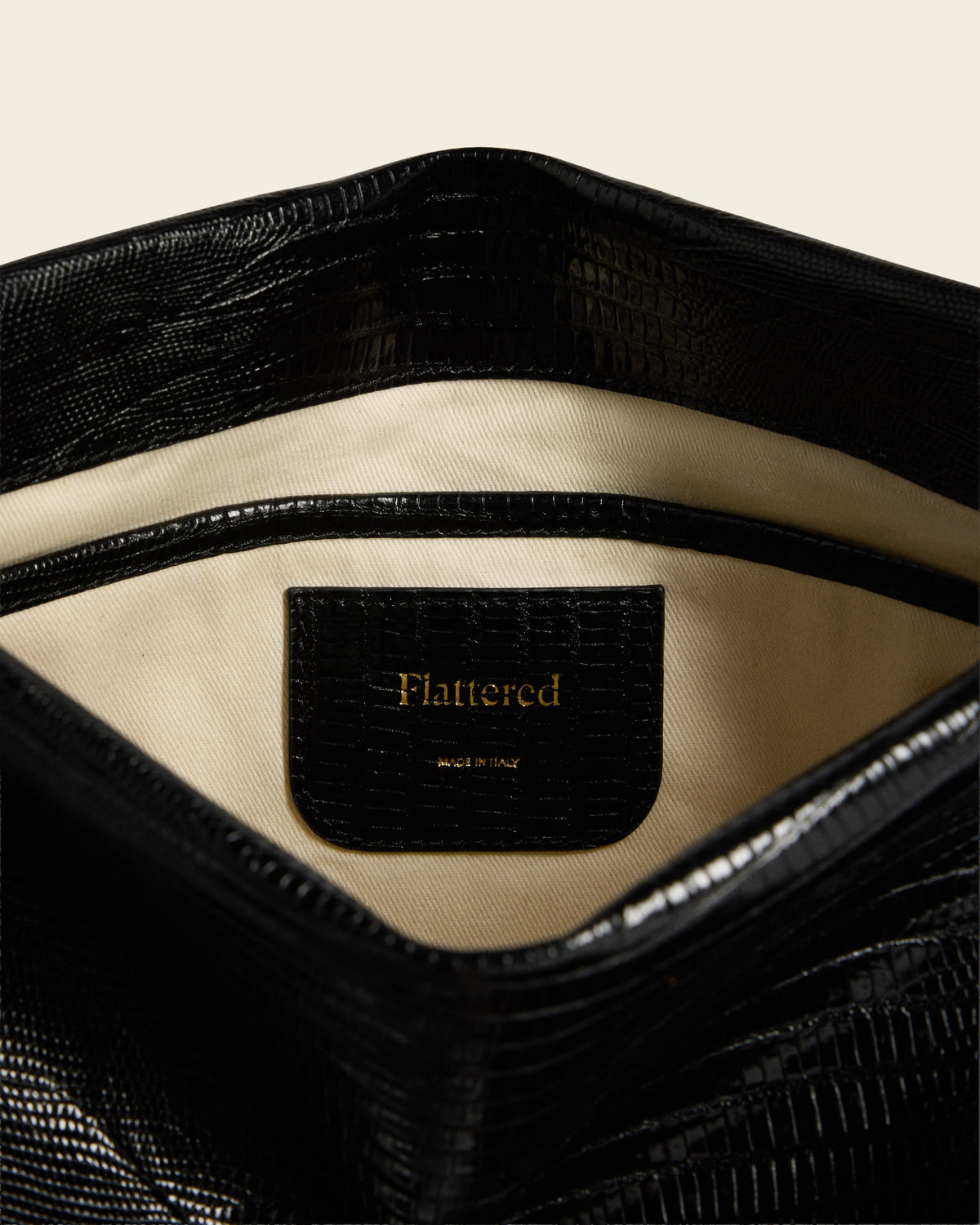 Clay Clutch Leather Black