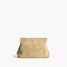 Clay Clutch Suede Sand