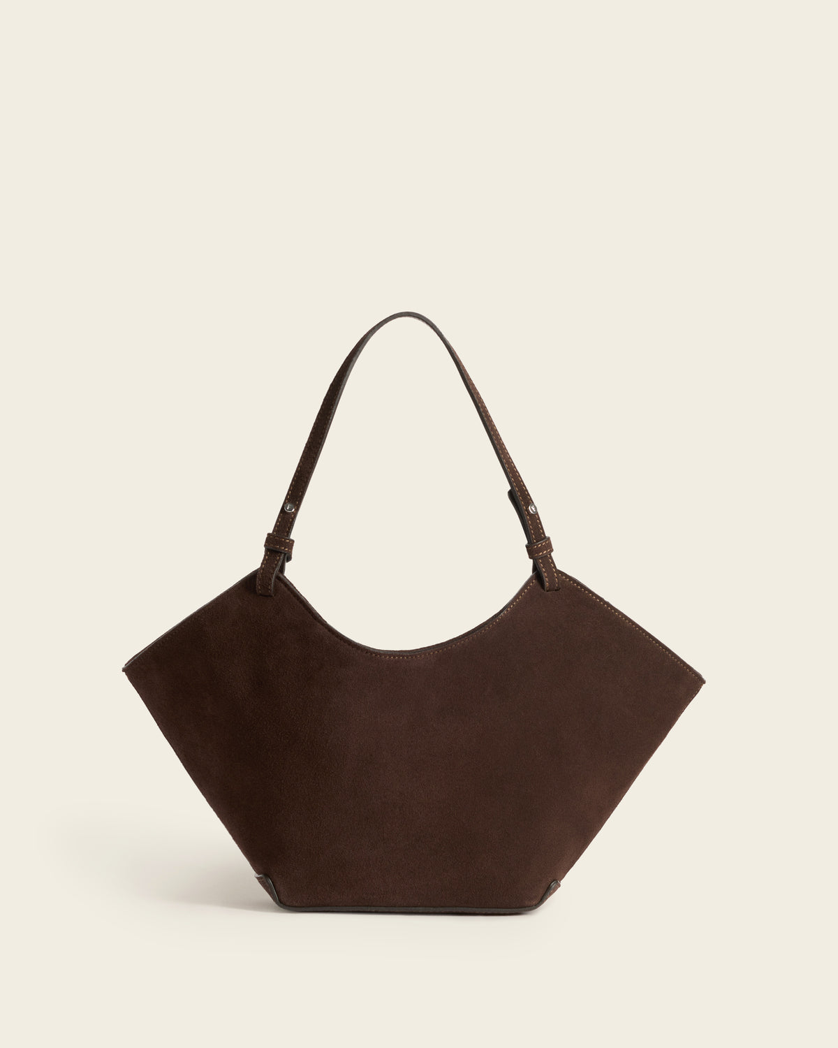Dilba Mini Tote Bag Suede Chocolate