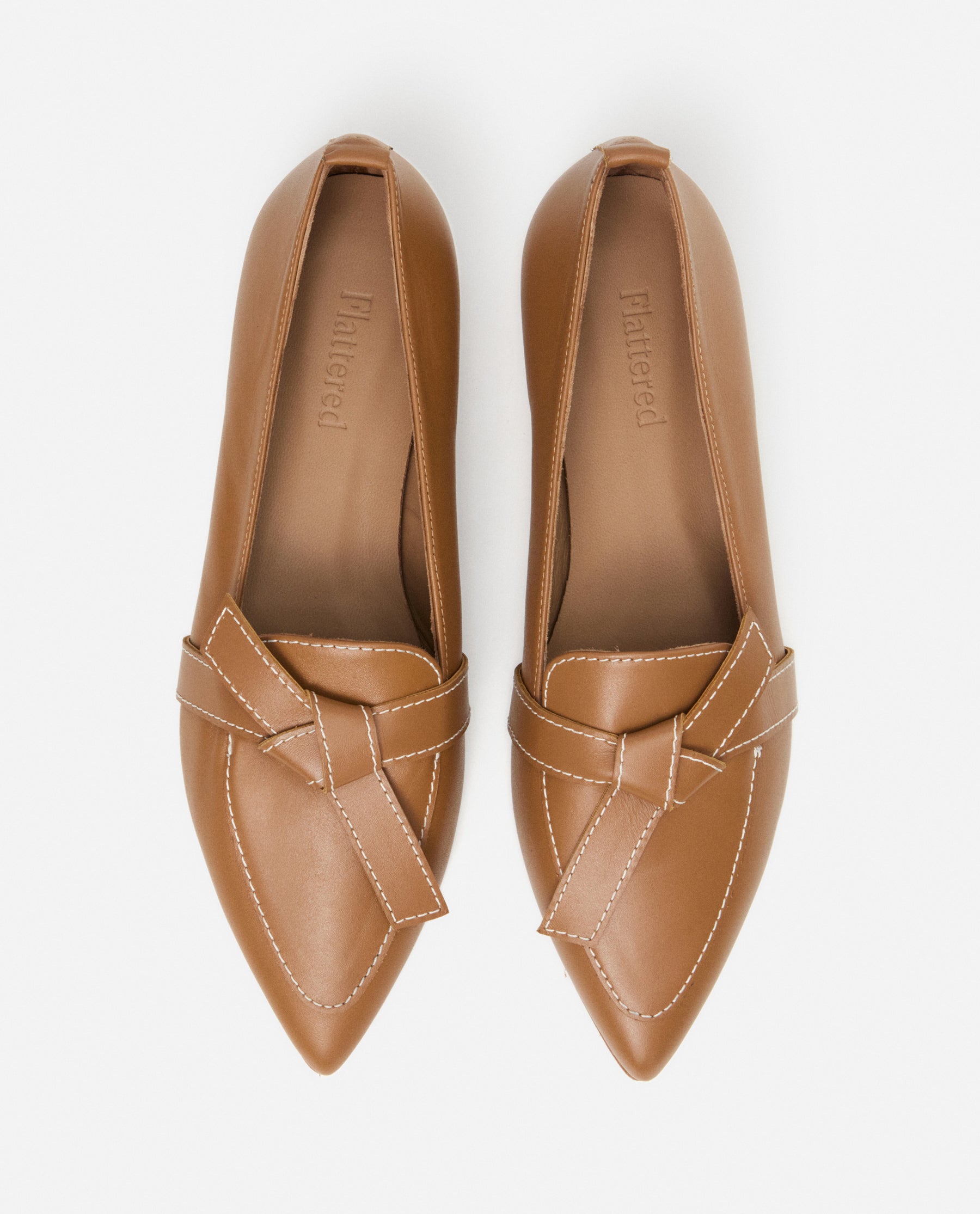 Ally Leather Cognac Loafer – Flattered