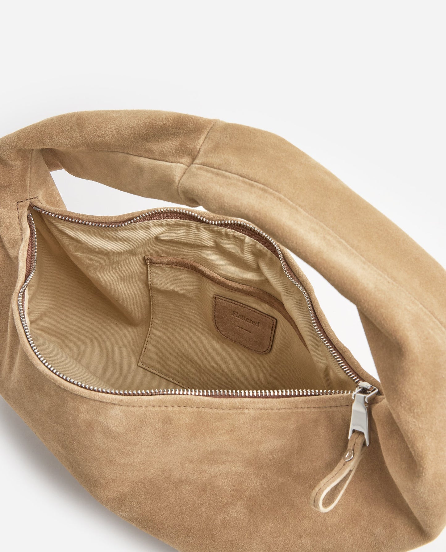 Alva Shoulder Bag Suede Sand