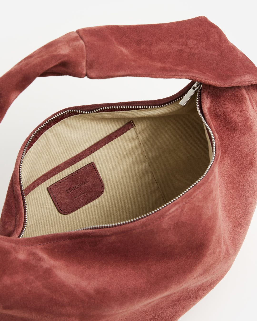 Alva Shoulder Bag Suede Rust