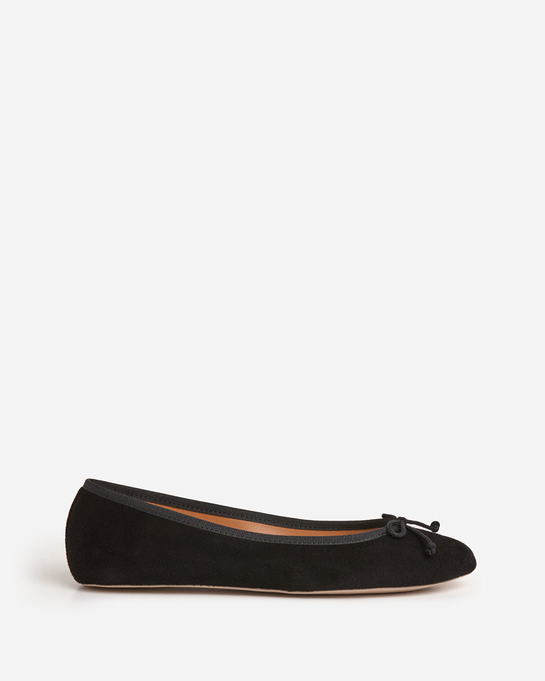 Anna Suede Black Indoor Ballet Flat Flattered Anna Suede Black Indoor Ballet Flat Flattered