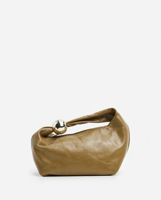 Astrid Handbag Leather Patent Olive