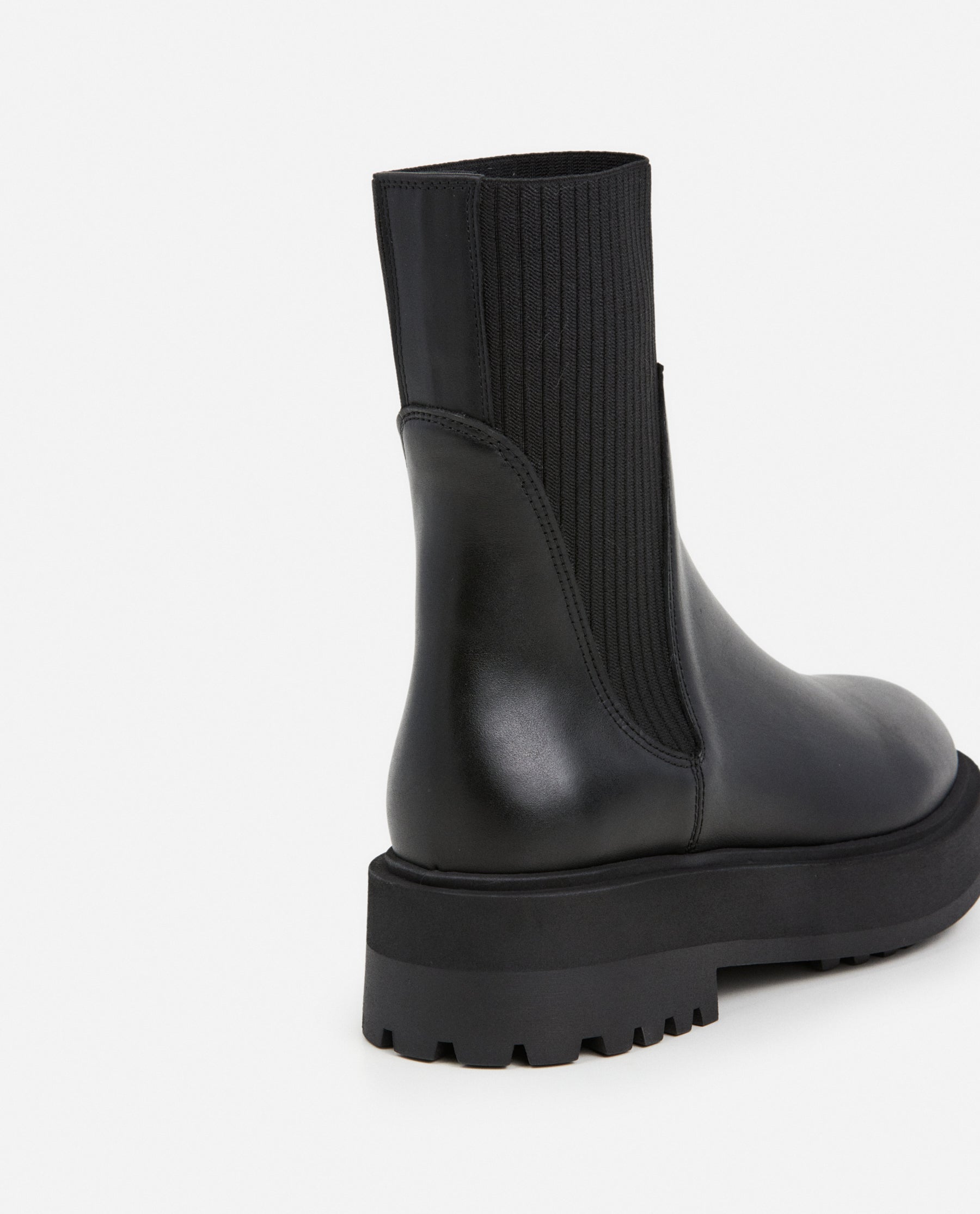 Aurora Leather Black Boot – Flattered