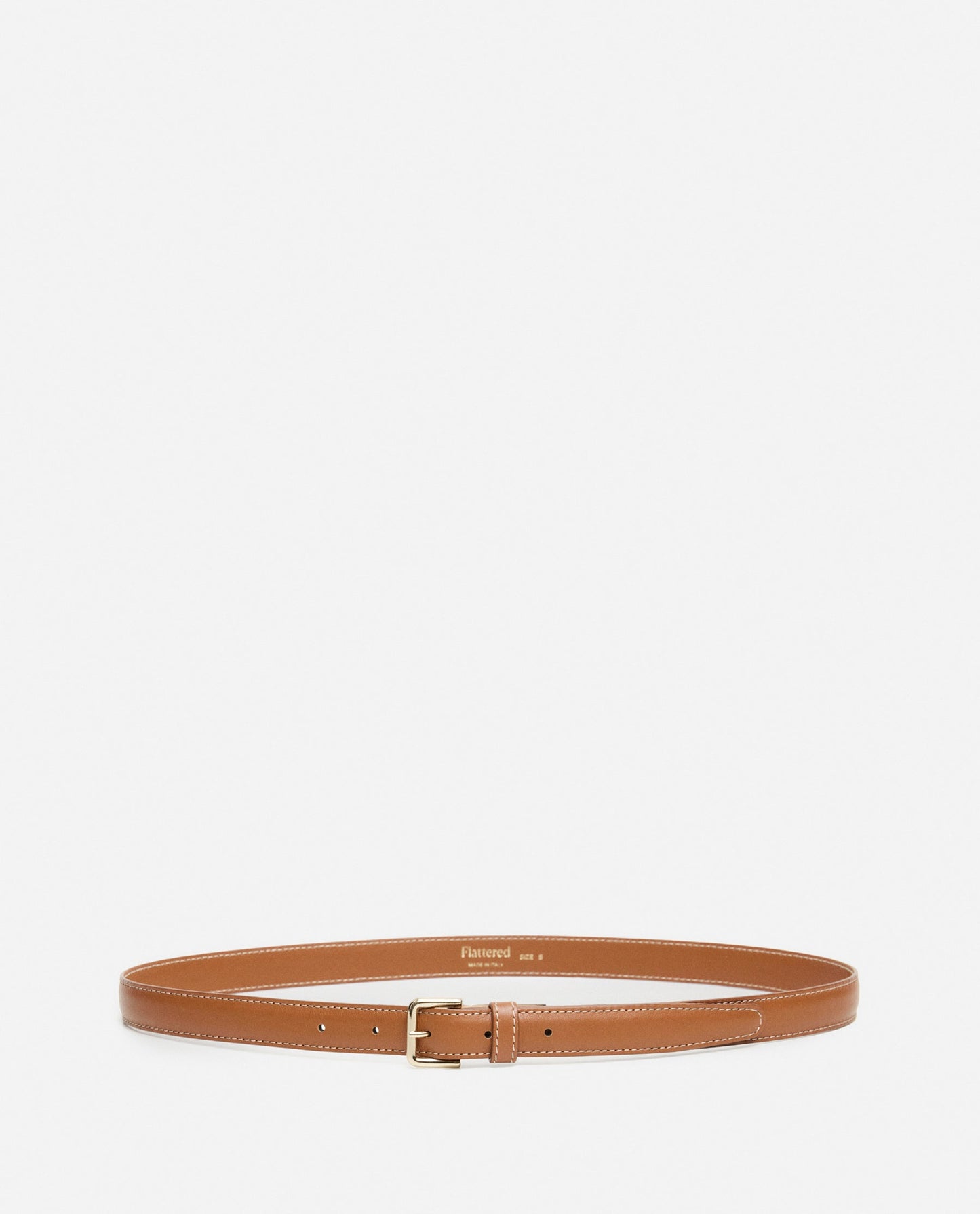 Barbara Belt Leather Cognac