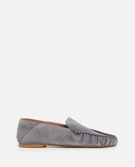 Bon Bon Suede Pearl Grey