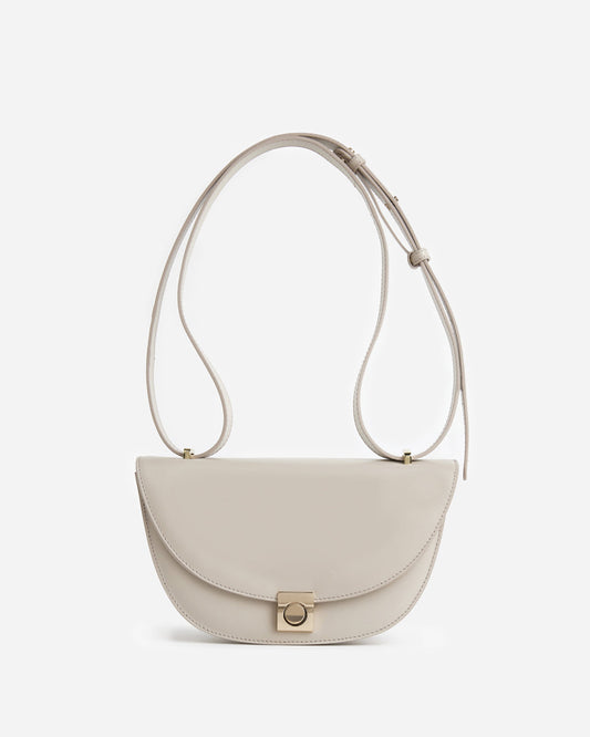 Cindy Crossbody Leather Creme