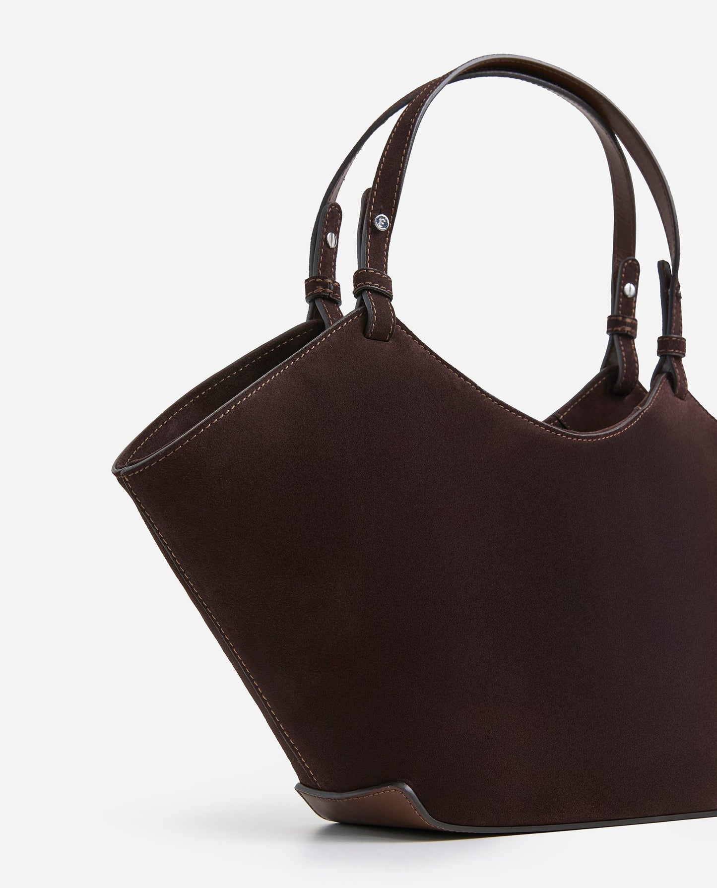 Dilba Mini Tote Bag Suede Chocolate