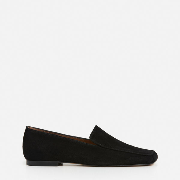 SANDERS Loafer Black Suede 6½ Loafers