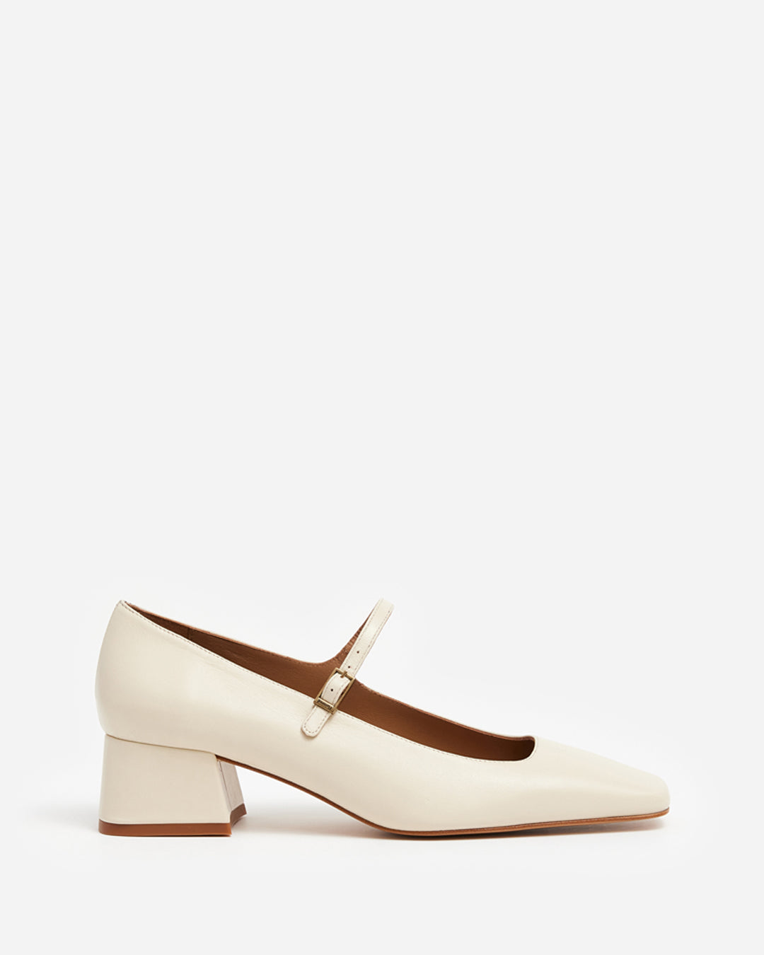 Halcyon Leather Heels Vanilla