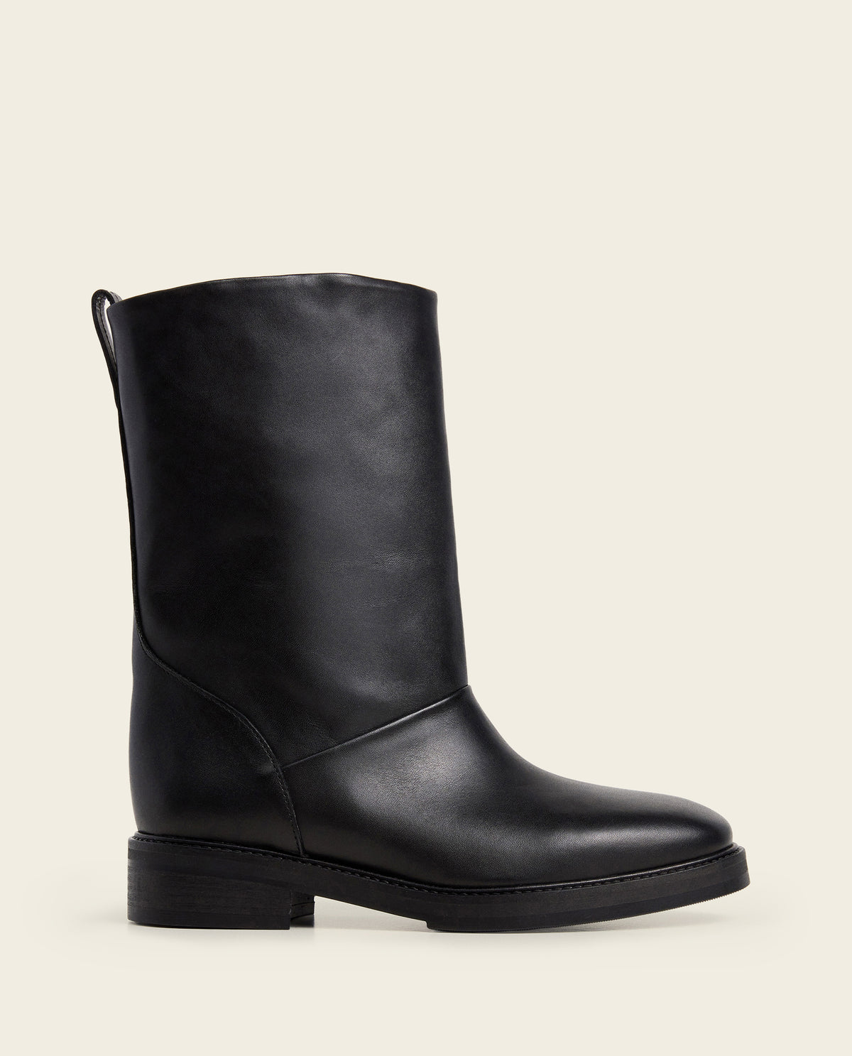 Flora Leather Black