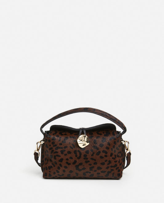 Hanna Mini Bag Leather Hair Leo