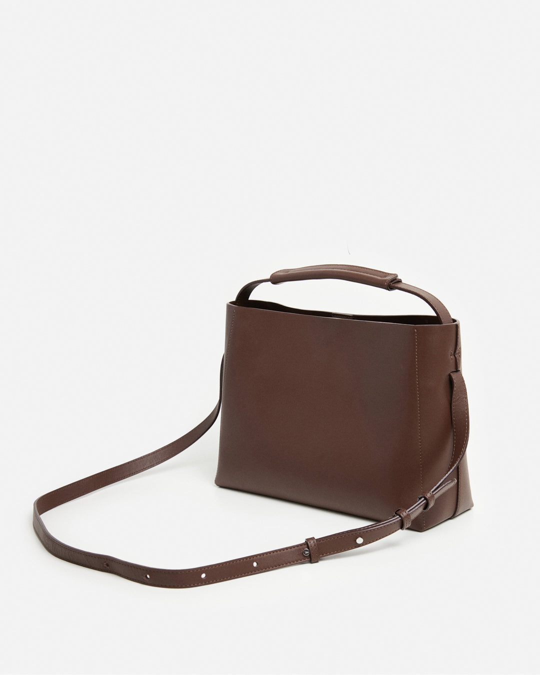 Hedda Grande Handbag Leather Chocolate