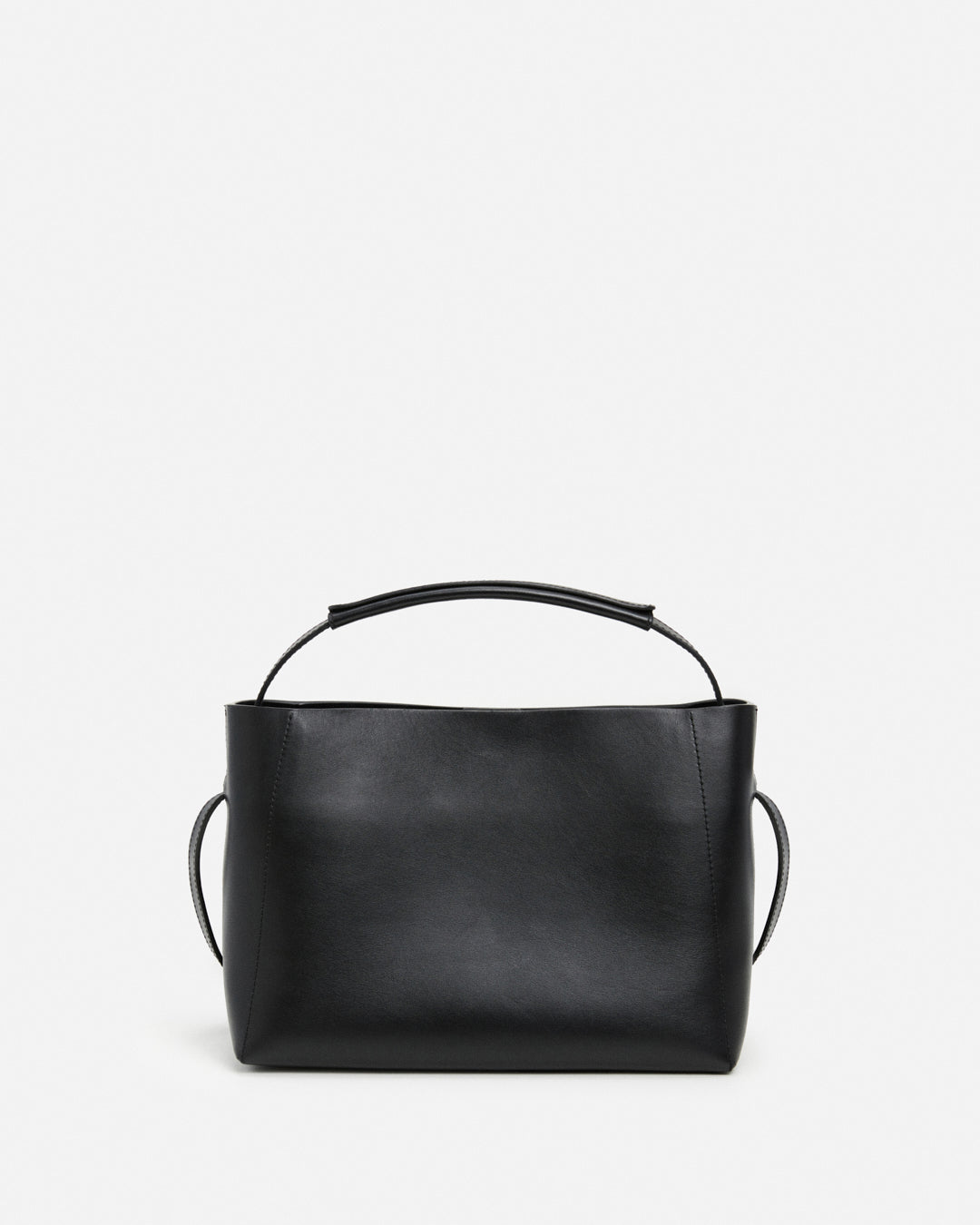 Hedda Midi Handbag Leather Black