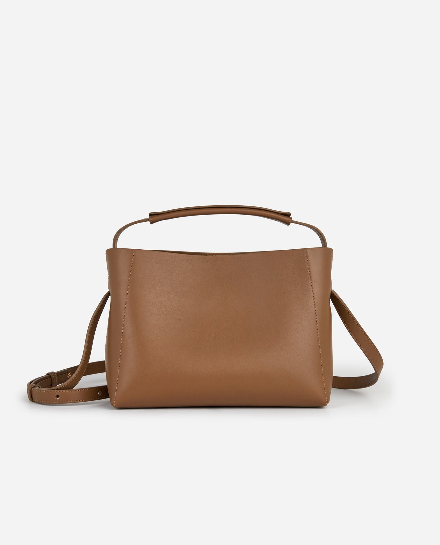 Hedda Midi Handbag Leather Nut