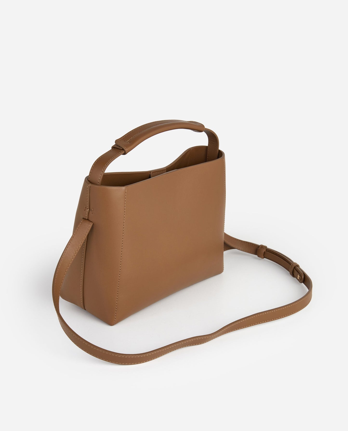 Hedda Midi Handbag Leather Nut