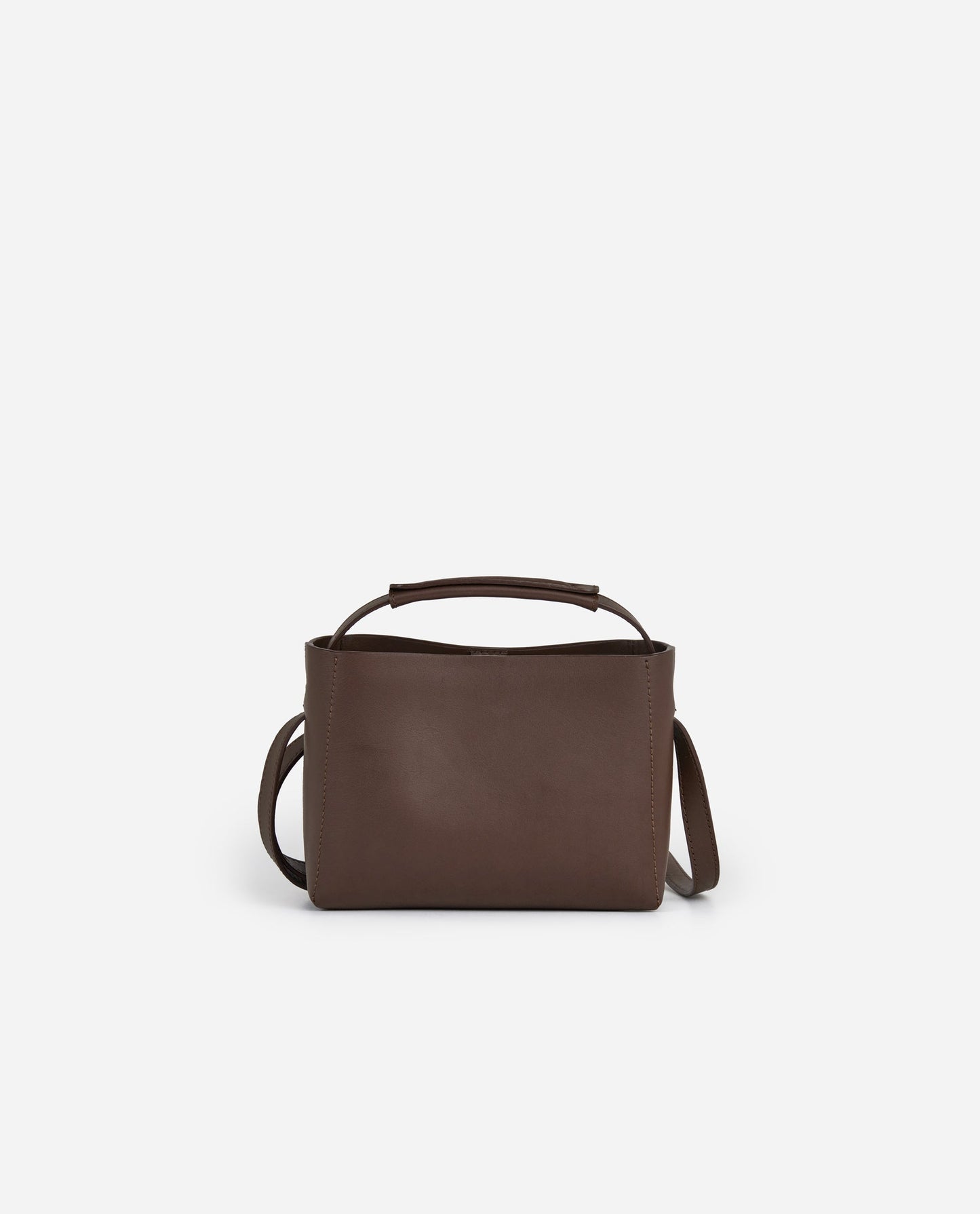 Hedda Mini Handbag Leather Chocolate