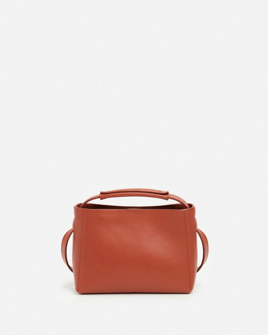 Hedda Mini Handbag Leather Brick Red