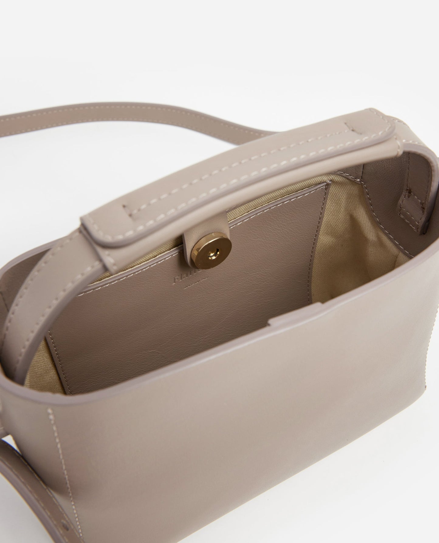 Hedda Mini Handbag Leather Taupe