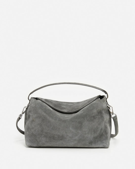 Hera Handbag Suede Grey