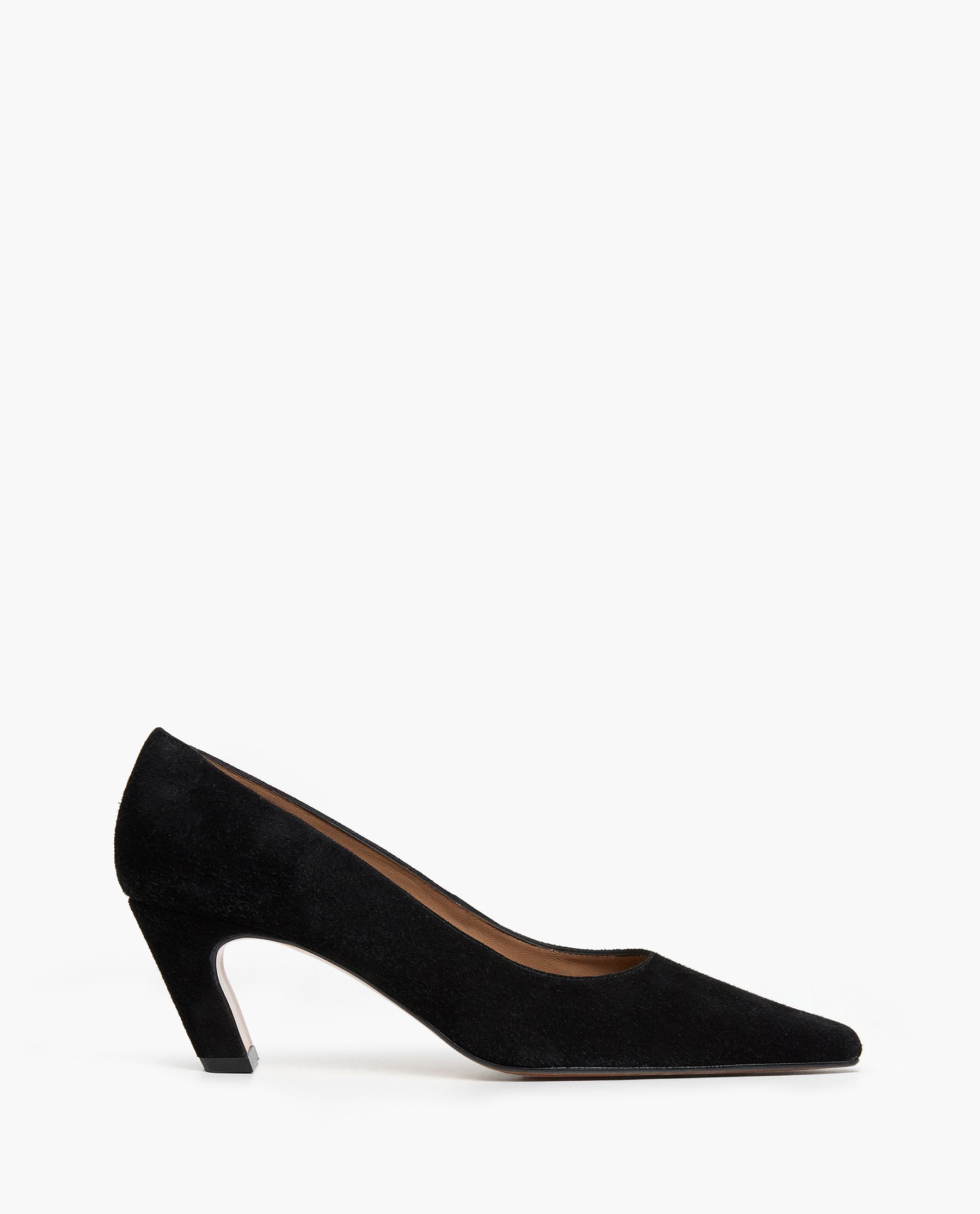 Franchesca Suede Black Heel – Flattered