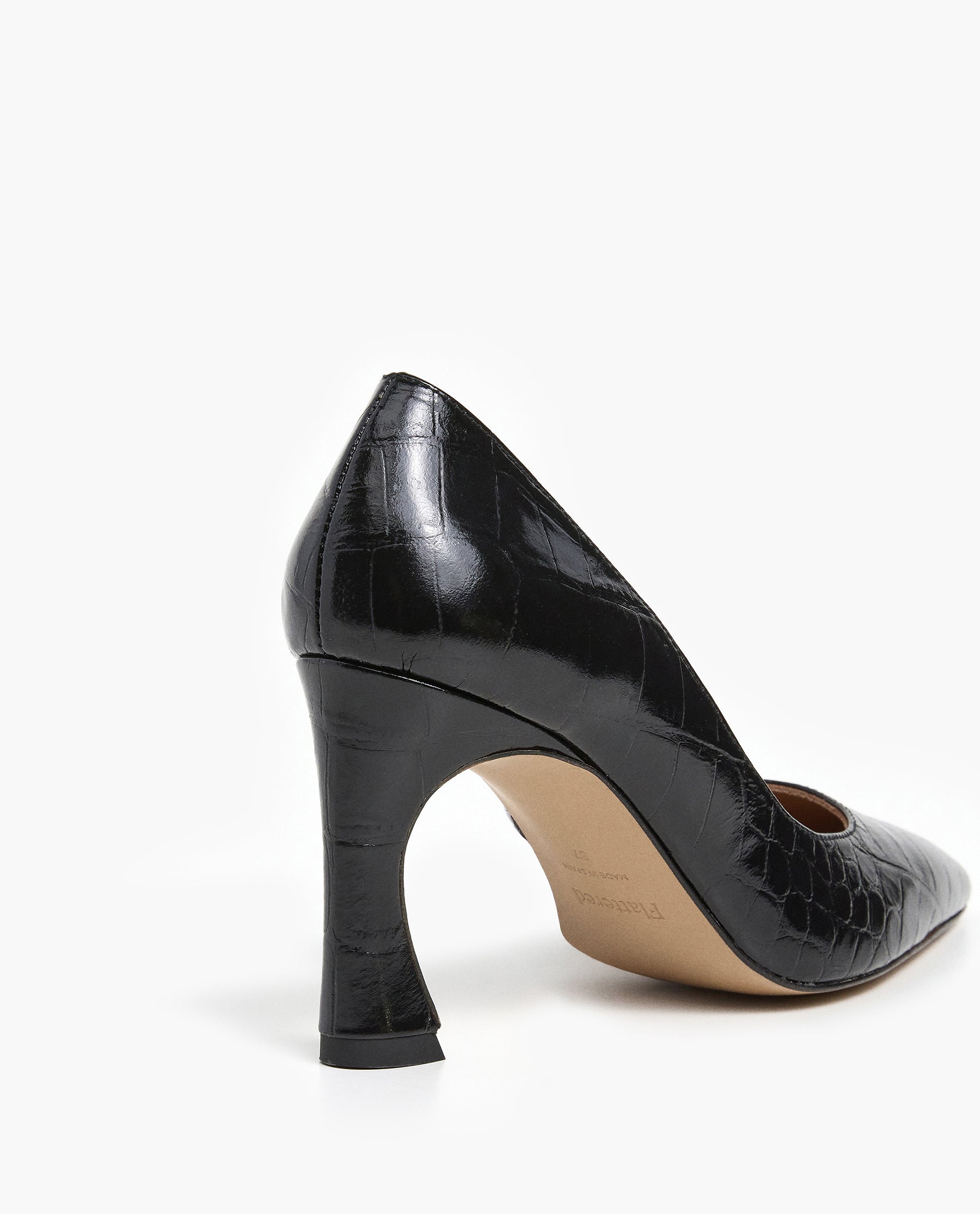 Leonie Leather Black Croco