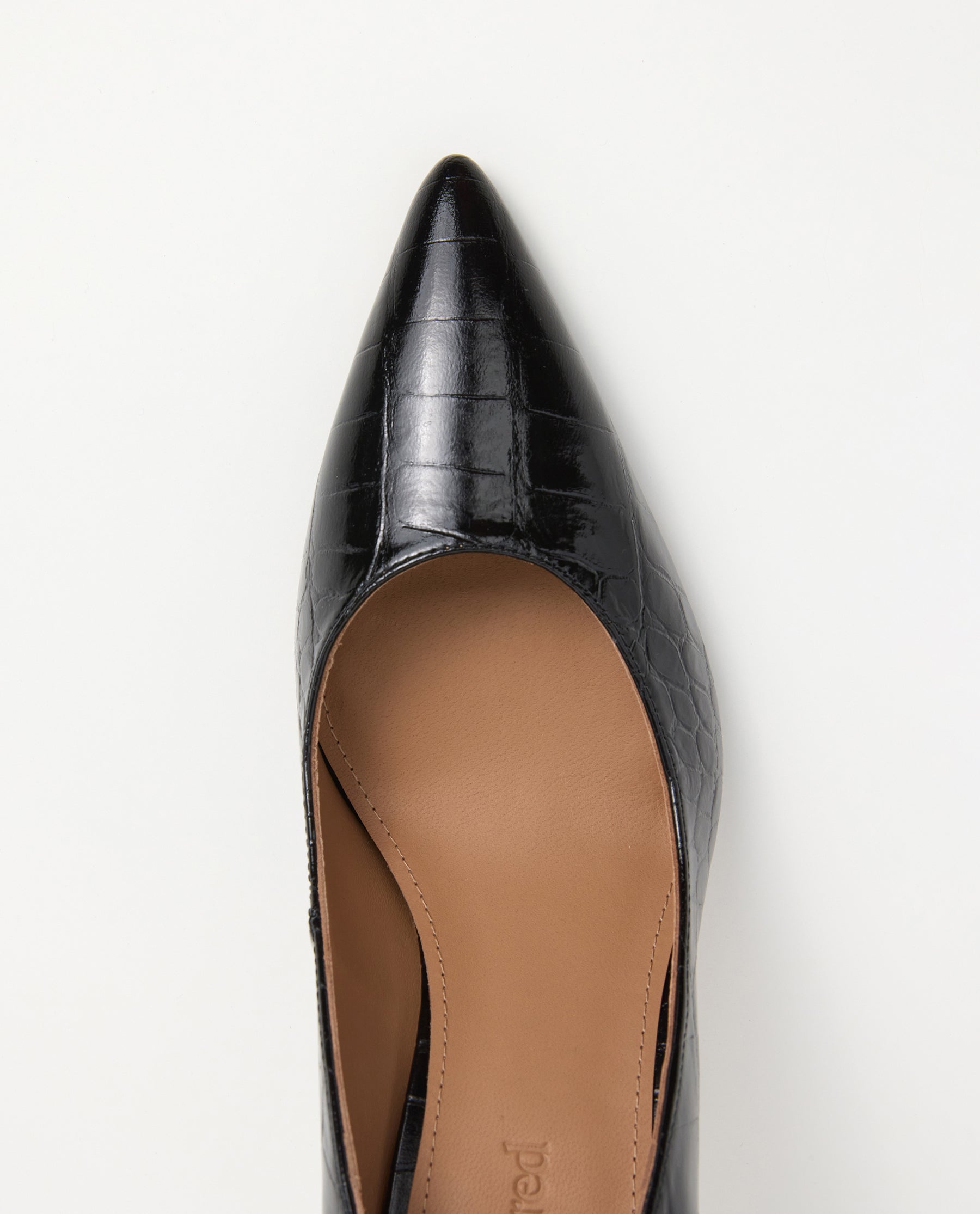 Leonie Leather Black Croco
