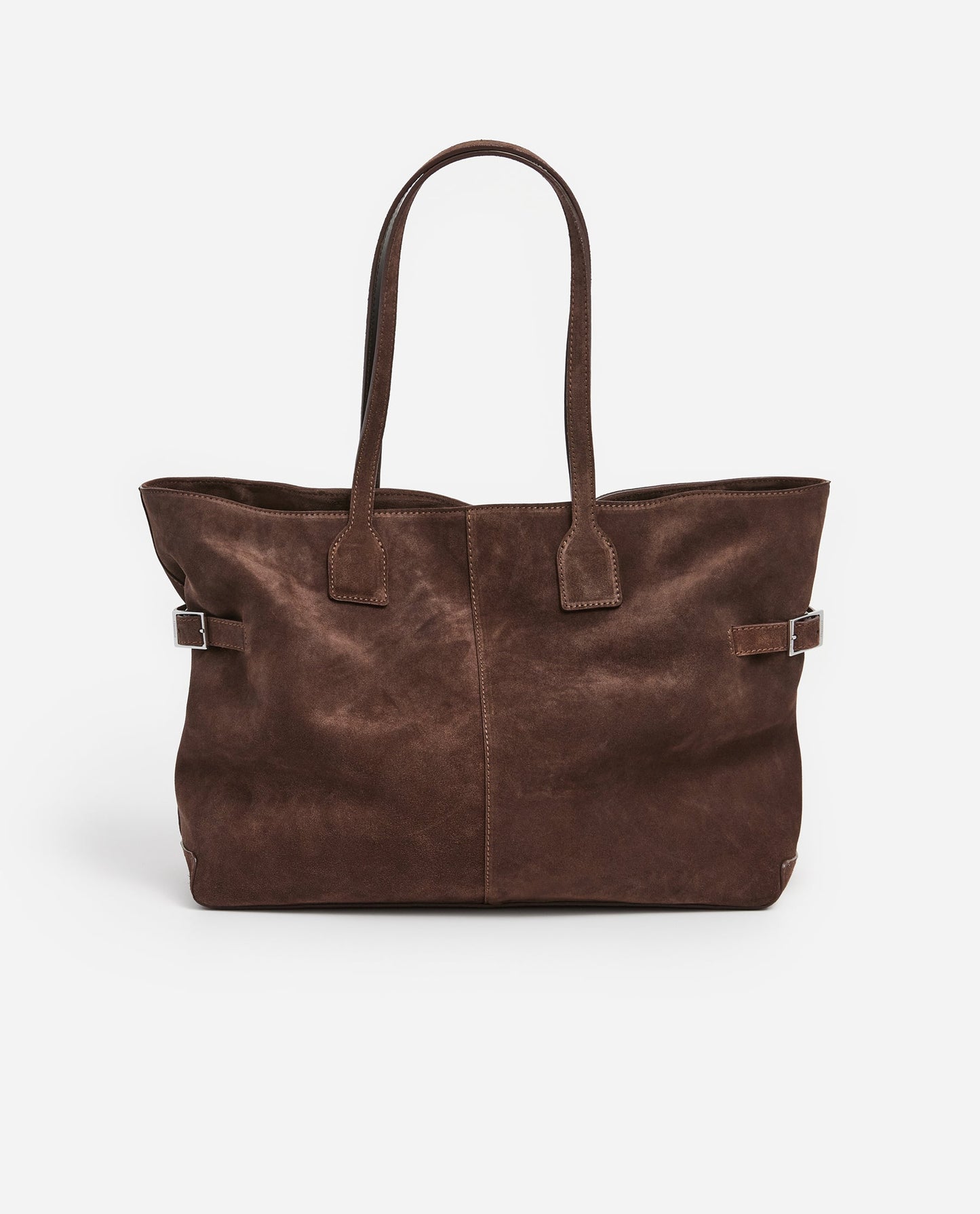 Lesley Tote Bag Suede Chocolate