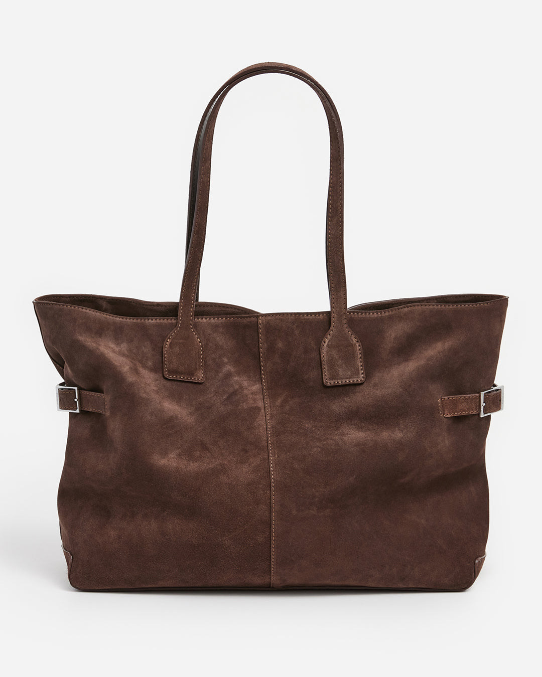 Lesley Tote Bag Suede Chocolate