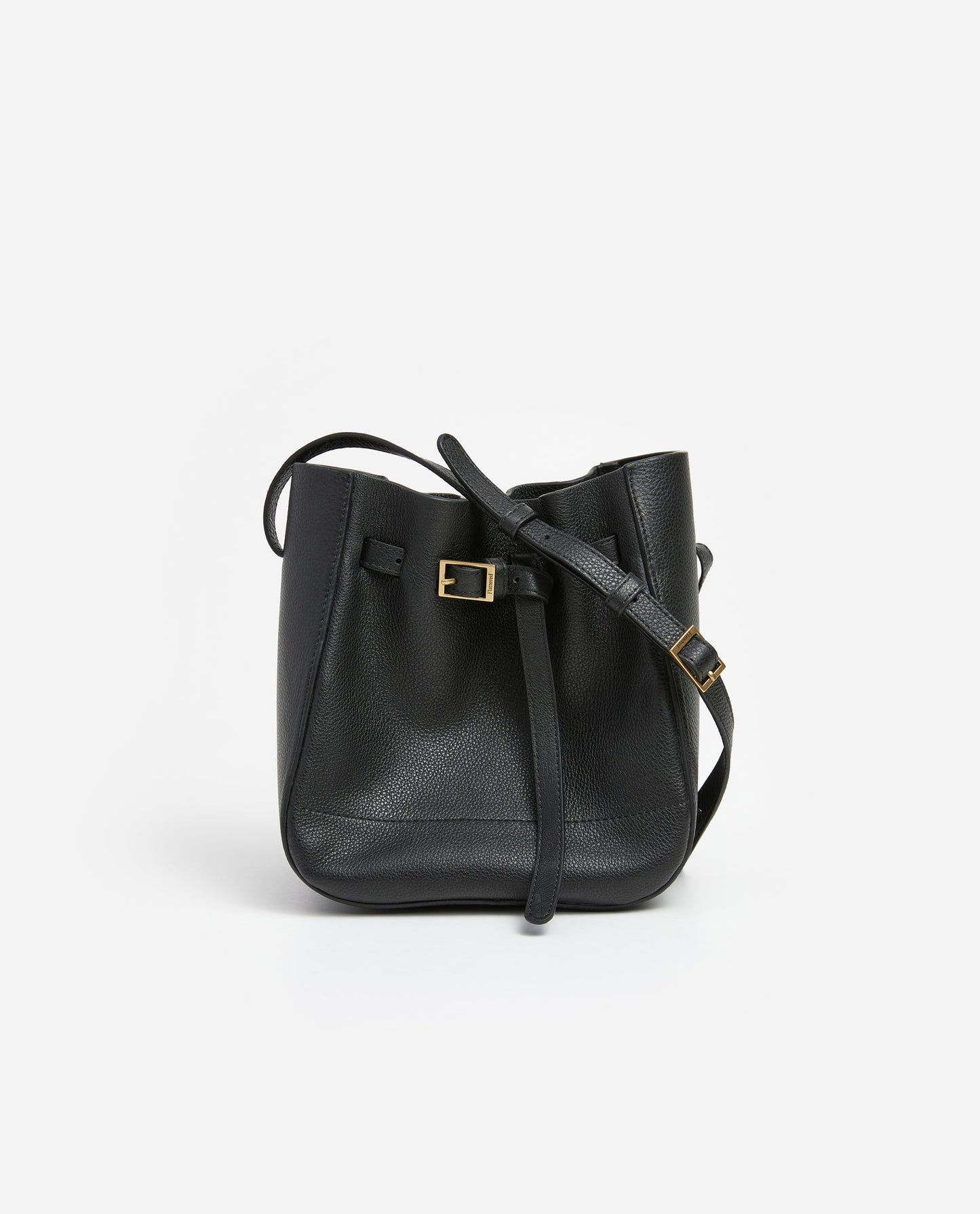 Bo Mini Bucket Leather Black