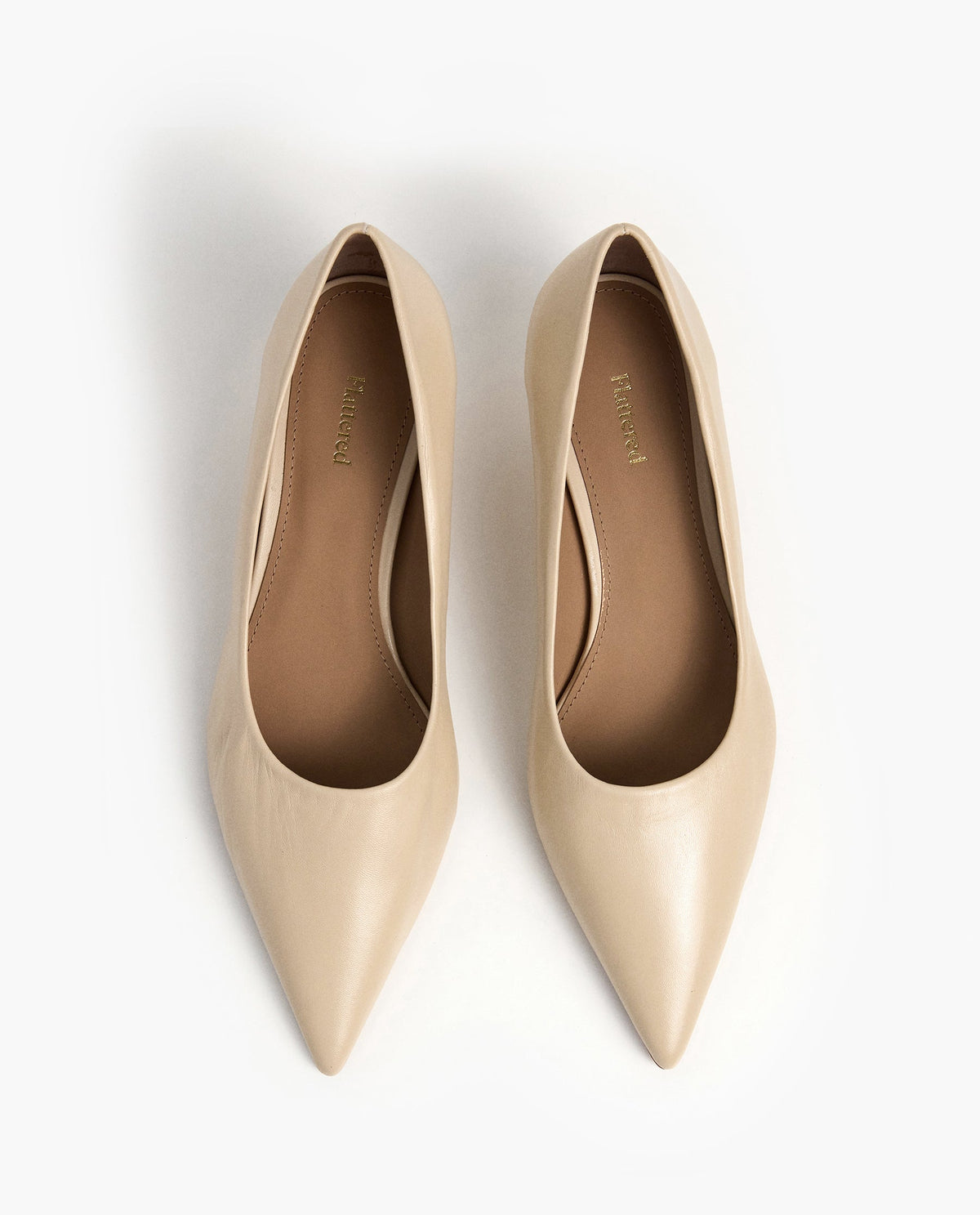 Flattered Naima Creme Leather Top