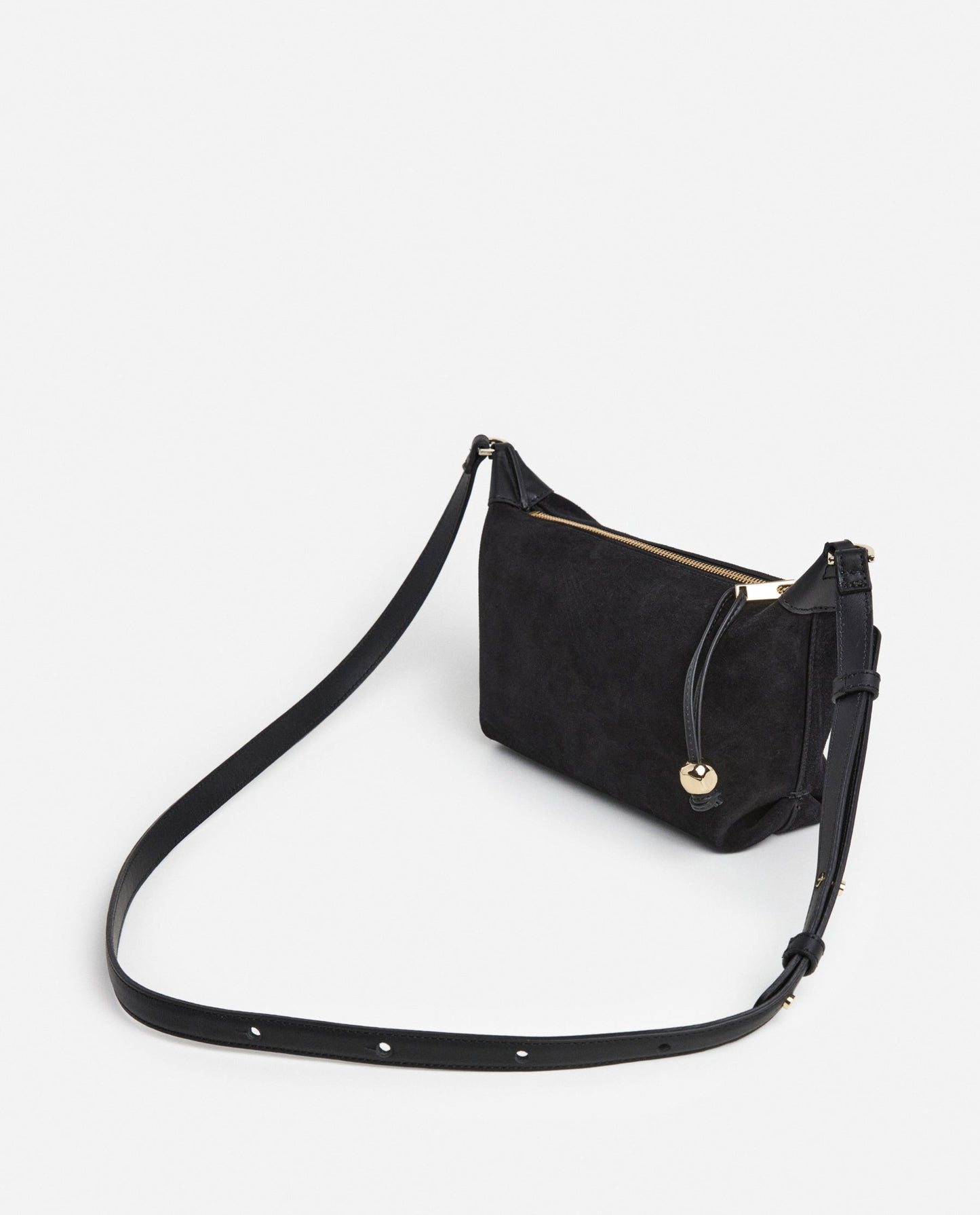 Ru Crossbody Bag Suede Black