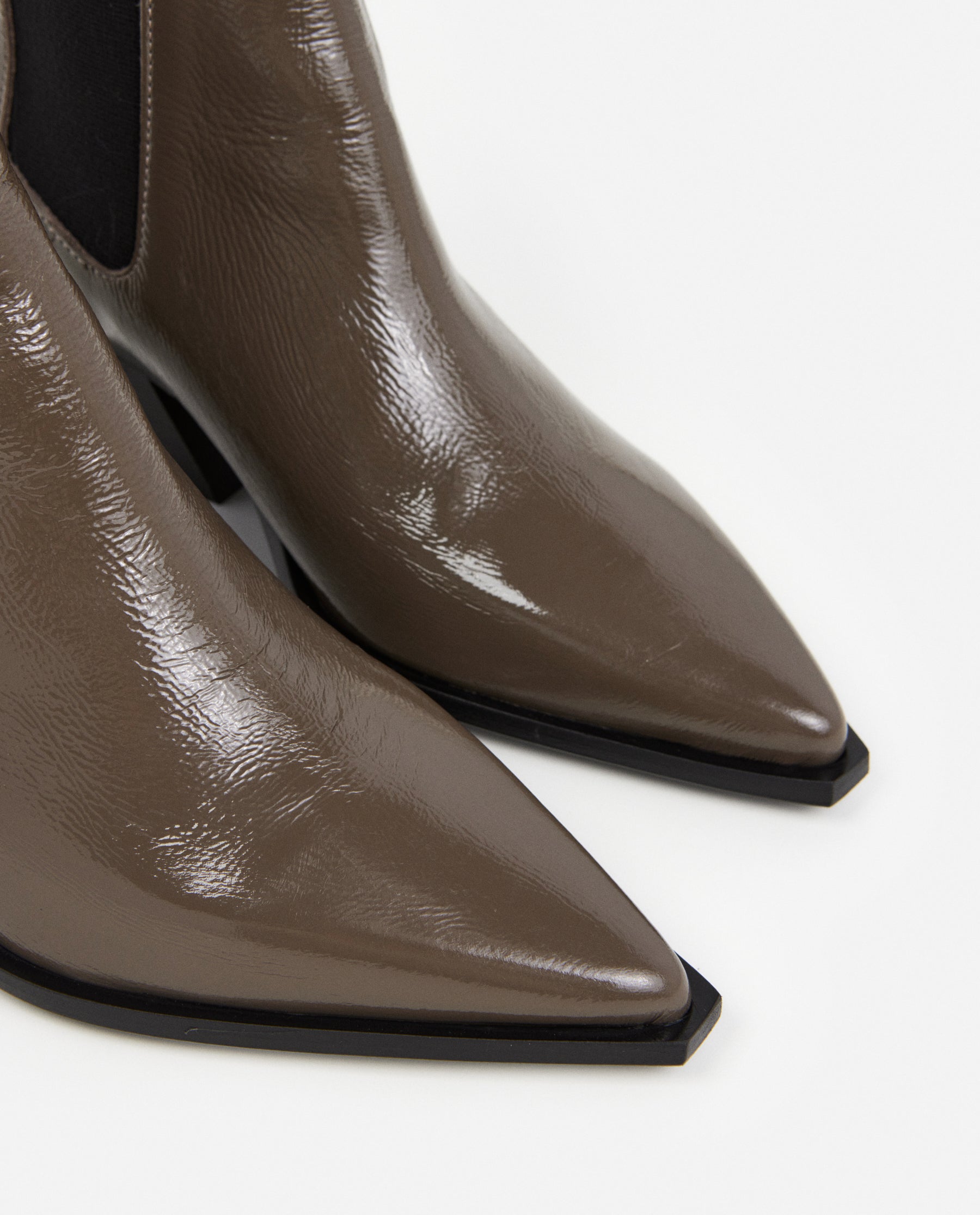 Sandra Leather Khaki