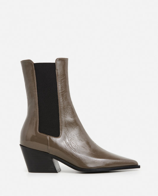 Sandra Leather Khaki