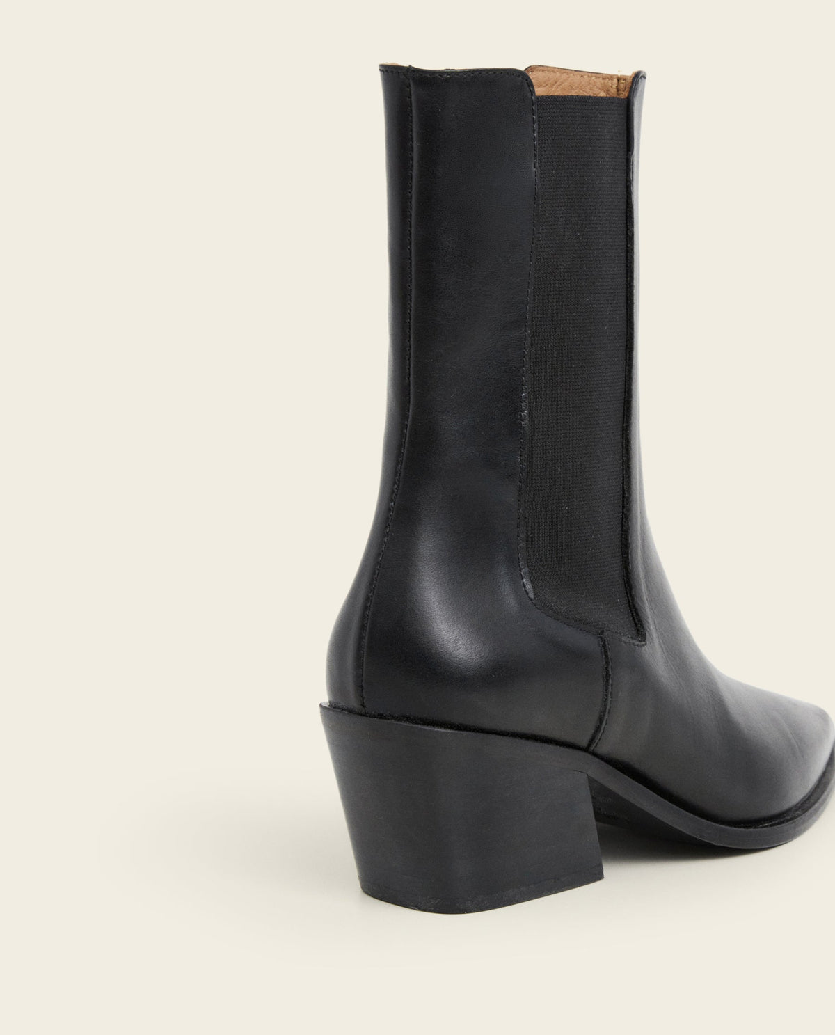 Sandra Leather Black