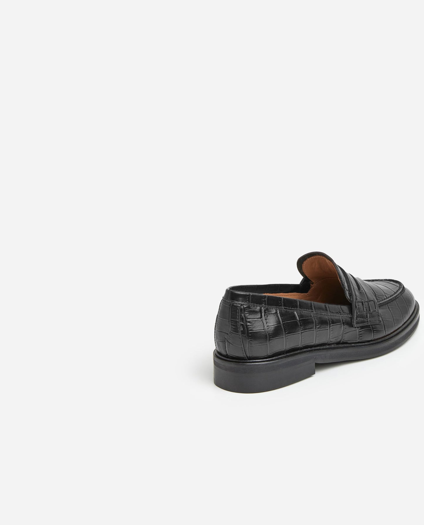 Sara Leather Black Croco